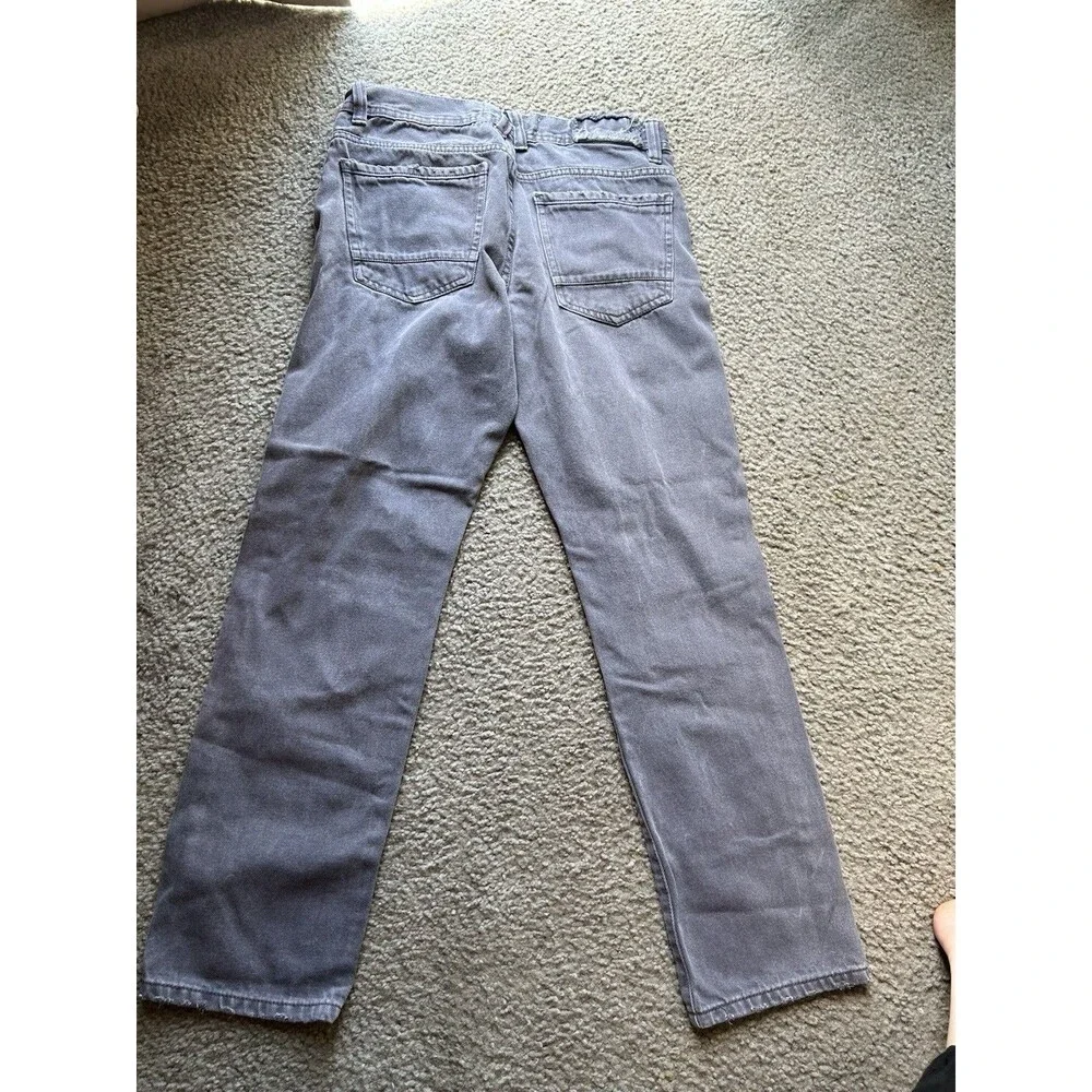 Akademiks Jeanius Mens Jeans Size w-32 L-30 Ripped Style Pants - Picture 7 of 8